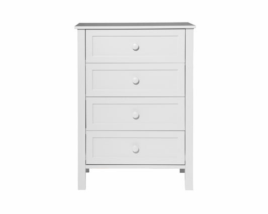 Jesse White 4 Drawer Tallboy