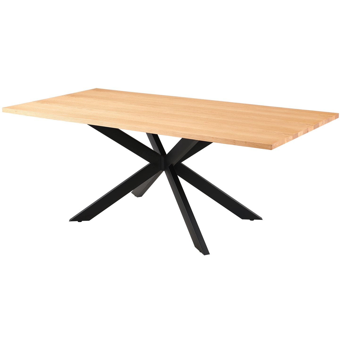 Barlow Natural/Black Dining Table