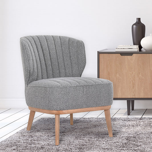 Clover Grey Fabric Occasional Chair
