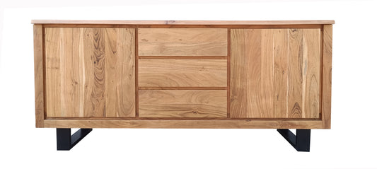Elba Natural 3 Drawer/2 Door Buffet