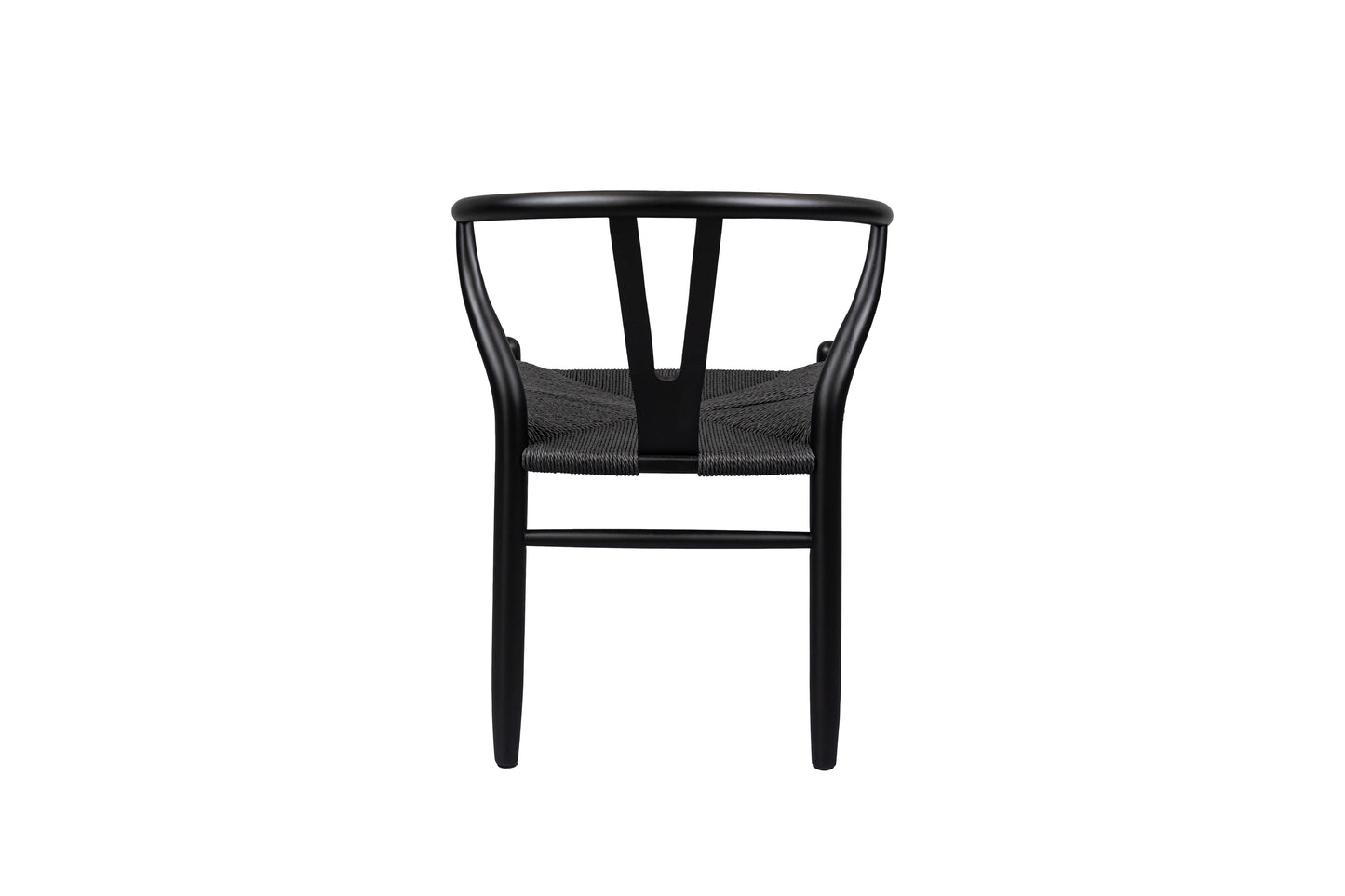 ELLA WISHBONE DIN CHAIR 57X55X74CM-BLK