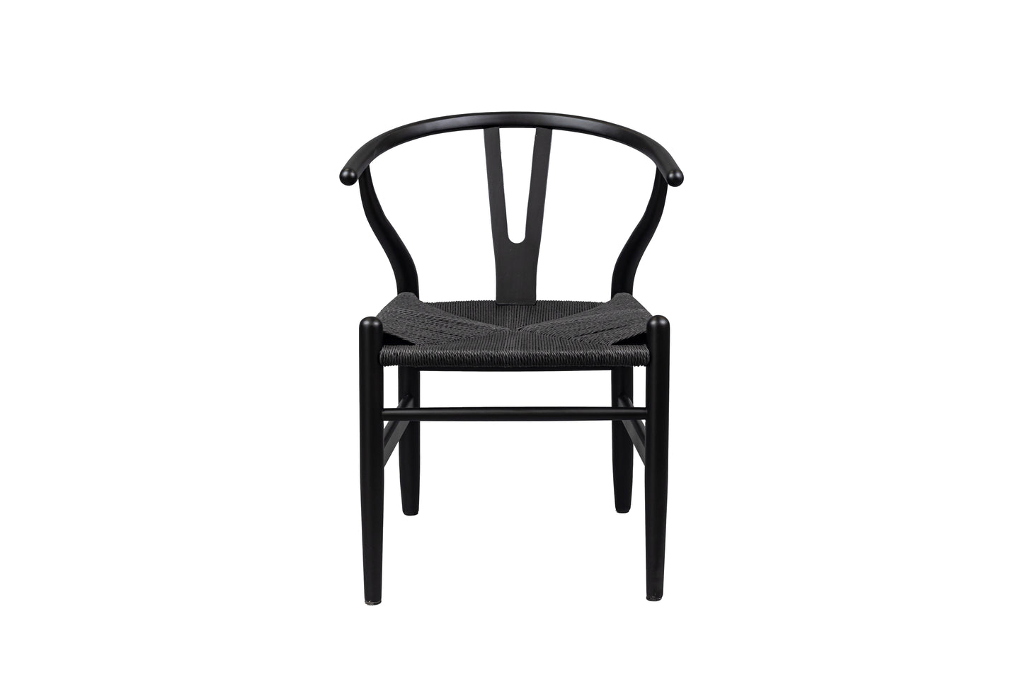 ELLA WISHBONE DIN CHAIR 57X55X74CM-BLK