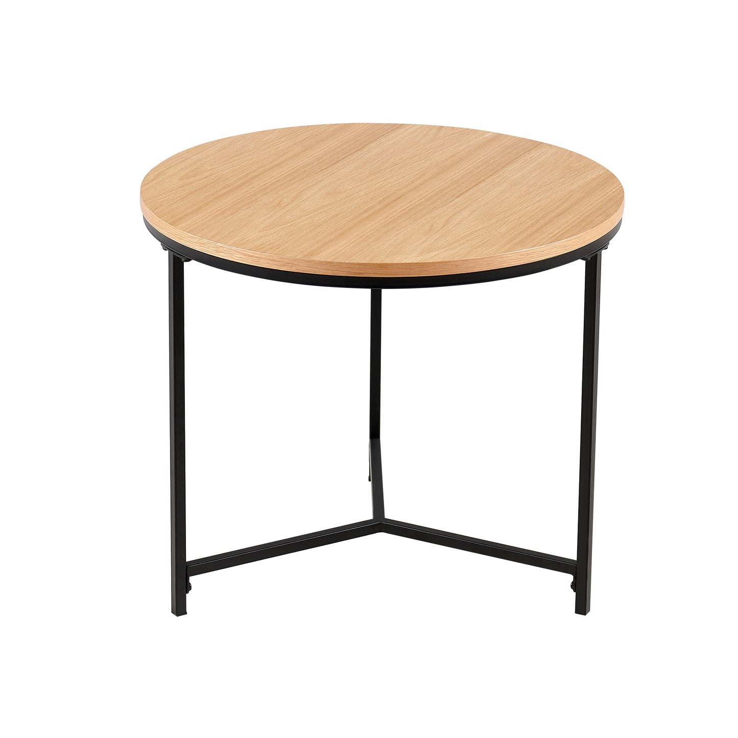 Ledora Oak/Black 3 Piece Coffee Table Set