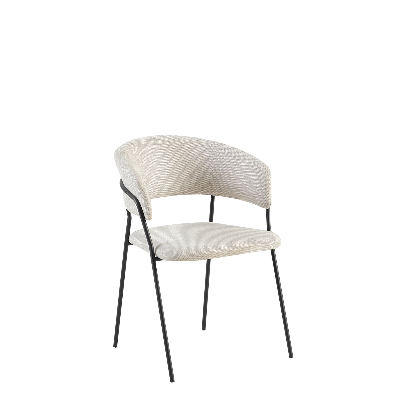 Primo Beige Fabric Dining Chair