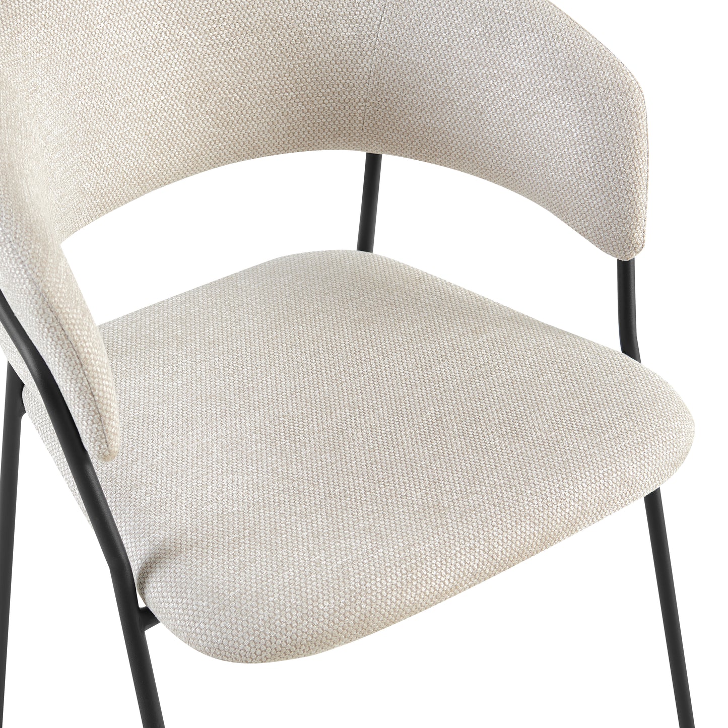 Primo Beige Fabric Dining Chair