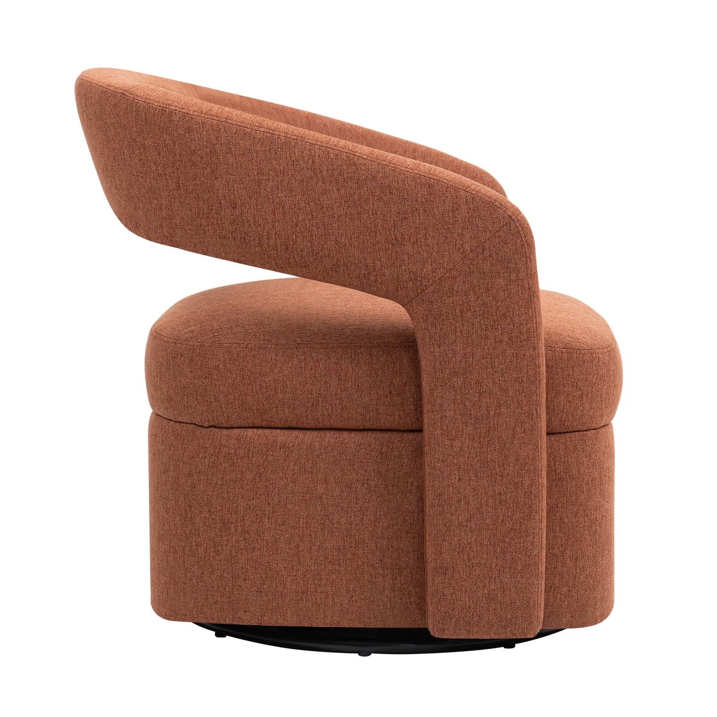 Raeley Rust Swivel Chair
