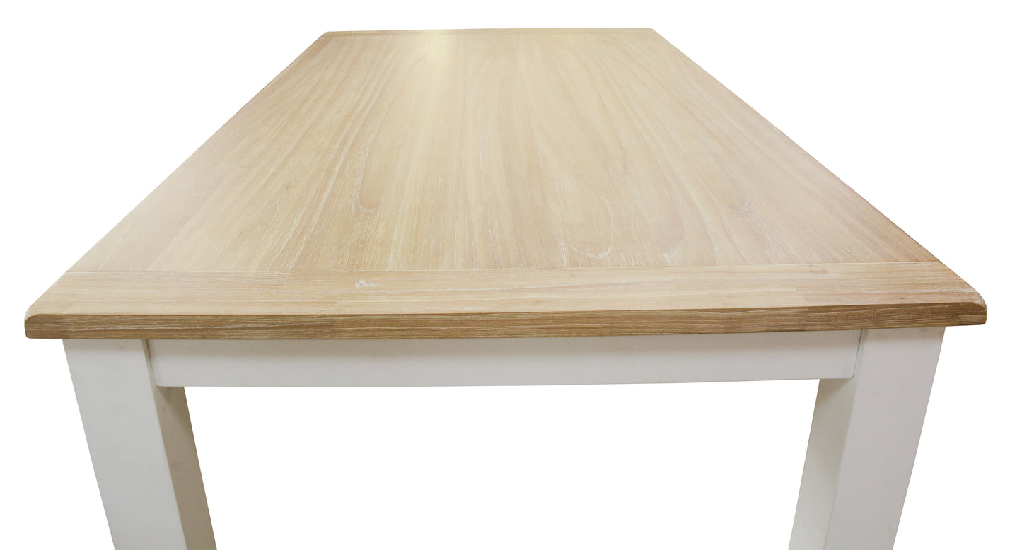 Shellwood Oak/White Dining Table