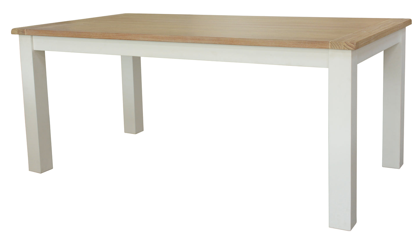 Shellwood Oak/White Dining Table