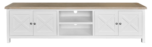 Shelwood Oak/White Large 4 Drawer & 2 Nics Drawer