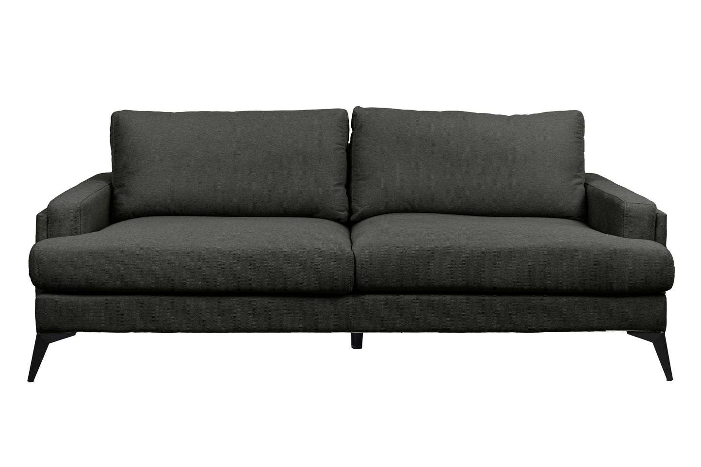 Barclay Dark Grey Fabric 3 Seater Lounge