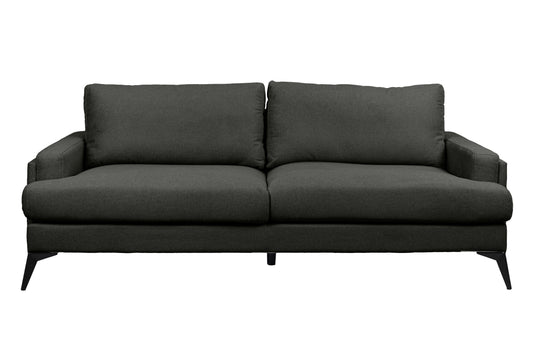 Barclay Dark Grey Fabric 3 Seater Lounge