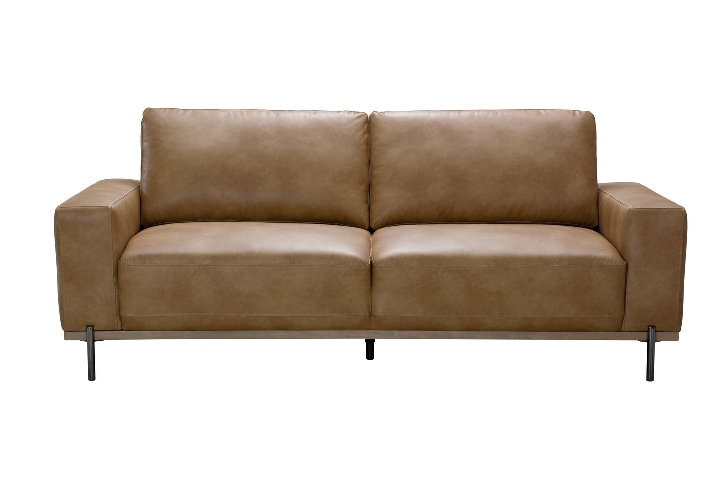 Panama Brown Fabric 3 Seater Sofa