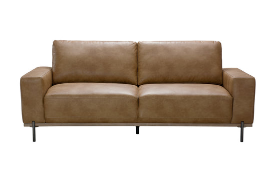 Panama Brown Fabric 3 Seater Sofa