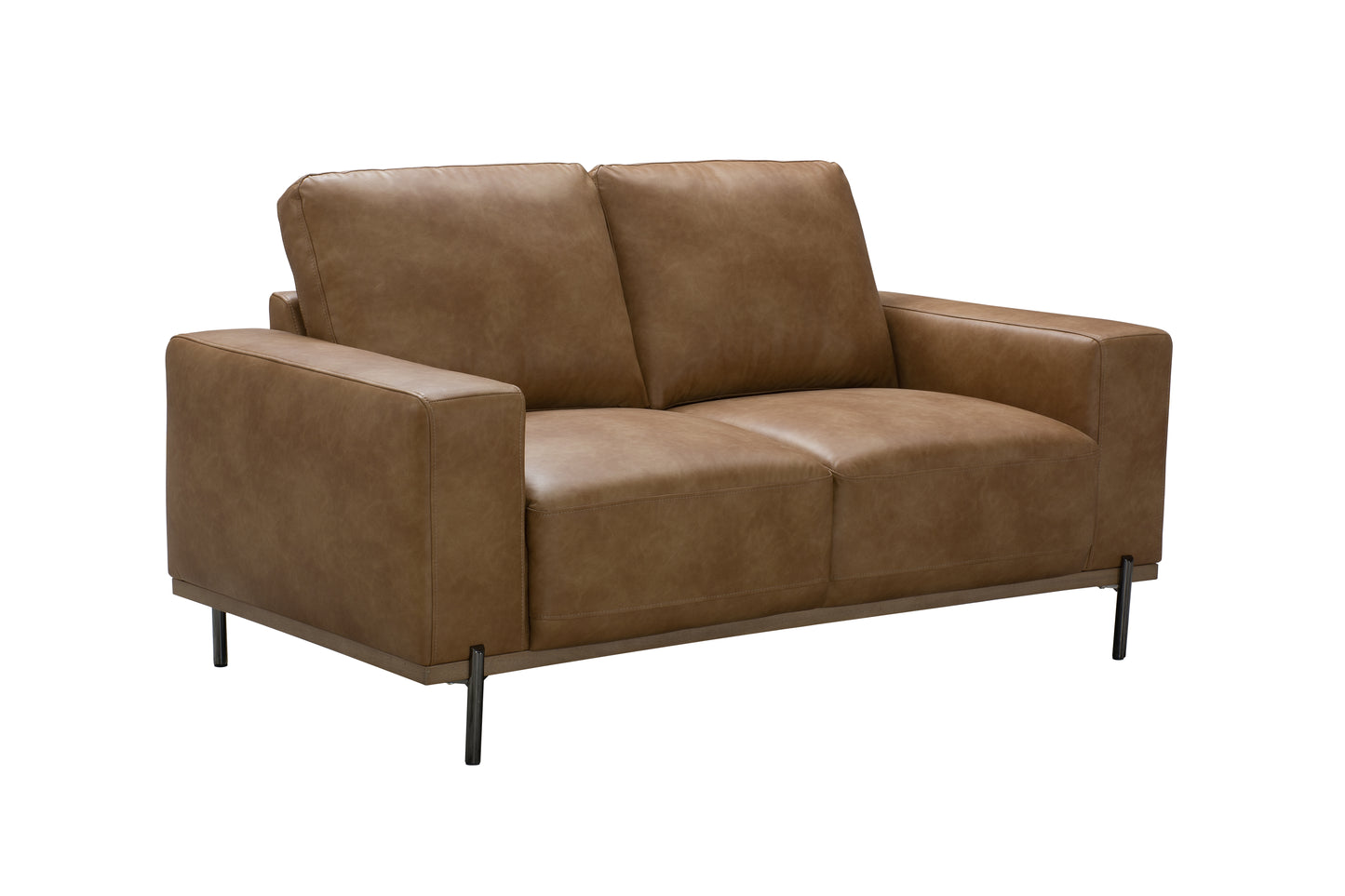 Panama Brown Fabric 2 Seater Sofa