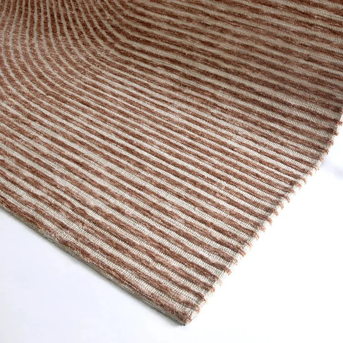 Vista Abstract Zen Rust Floor Rug