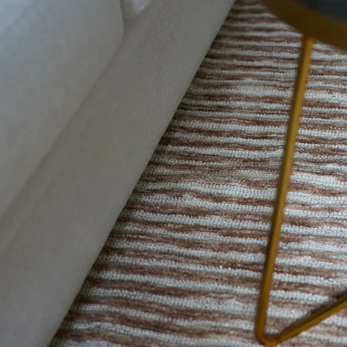 Vista Abstract Zen Rust Floor Rug