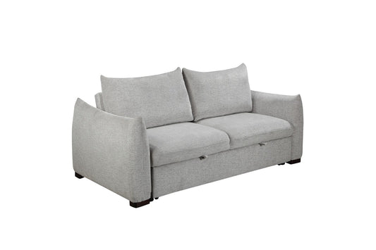 Kevin Taupe Leather 3 Seater Electric Recliner