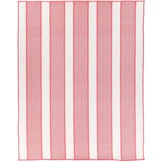 Miami Watermelon Stripe Indoor Outdoor Rug